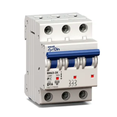 Выключатель автоматический трехполюсный 63А B 6кА AC OptiDin BM63-3B63-ОМ4-РЕГ