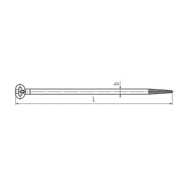 Стяжка нейлоновая КСЗ 8x400 (бел) (100шт)