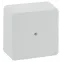 Коробка распаячнаяBS-W-100-100-50 без клеммы 100х100х50мм белая IP40