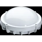 Светильник светодиодный ДБП-12w 4000K 960Лм круглый металлический IP65 белый