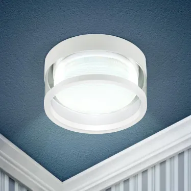 Светильник встраиваемый KL82 WH алюминиевый GX53 белый (40/960)