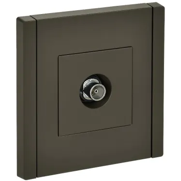 FORTE@PIANO Розетка TV оконечная FP328 серый IEK