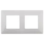 Рамка на 2 поста, Эра Elegance, белый, 14-5002-01