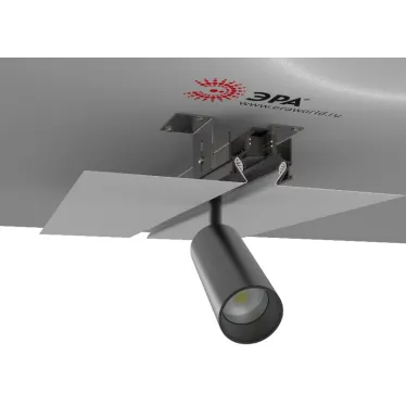 Шинопровод магнитный трековый TRM-PC20-250B встраиваемый для натяжных потолков 2,5м 48V черный