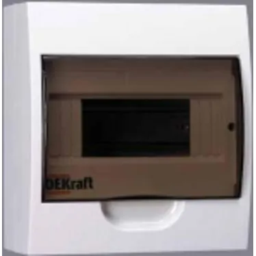 Щит распределительный навесной ЩРн-П-8 IP41 пластиковый прозрачная дверь