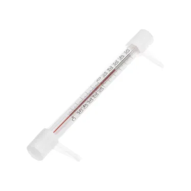 Термометр оконный диаметр 20мм полистирольная шкала крепление на гвоздик