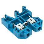 Клемма винтовая JXB-10/35 мм.кв синяя