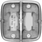 Valena ALLURE Лицевая панель для двухклавишного выключателя Белая