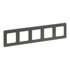 Рамка 5 постов INSPIRIA дымчатая