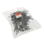 Хомут дюбельный 7х150 черный (50шт) PROxima