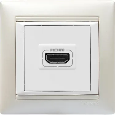 VALENA Рамка 1 пост жемчужная