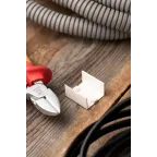 Соединитель (40х16) (4 шт) Plast PROxima белый