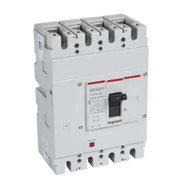 Выключатель автоматический DRX630 термомагнитный 400A 4П 36кА в литом корпусе