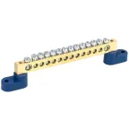 Шина N ноль на двух угловых изоляторах ШНИ-8х12-14-У2-С