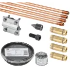 Комплект заземления 6/16 омедненная сталь