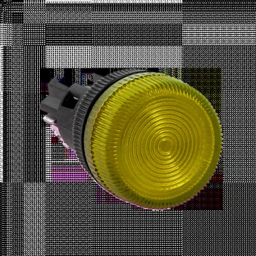 Лампа ENS-22 желтая с подсветкой 380В