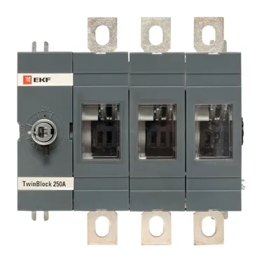 Рубильник 250A 3P без рукоятки управления TwinBlock