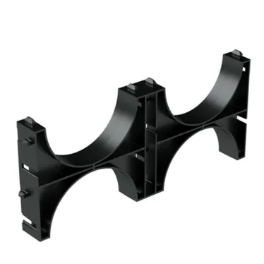 Держатель расстояния (кластер) 90мм для двустенныx труб двойной