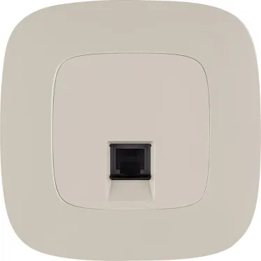 Valena ALLURE Розетка телефонная RJ11 с лицевой панелью слоновая кость