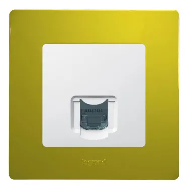 ETIKA Розетка компьютерная RJ45 категория 6 UTP белая