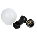 НБУ 01-60-201, шар опал с настенным крепежом D 200 мм (2/60)