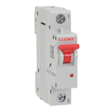 Выключатель автоматический модульный YON MD63 1P 63А C 6kA