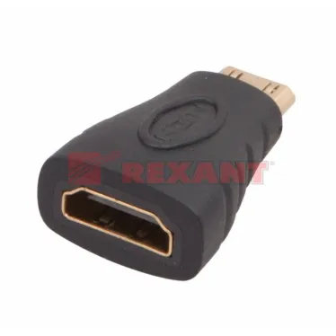 Переходник штекер mini HDMI - гнездо HDMI,,