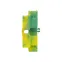Миниклемма STB-1.5 18A (50 шт) желто-зеленая PROxima