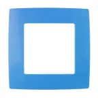 Рамка на 1 пост, Эра12, голубой, 12-5001-28