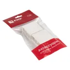 Соединитель (40х16) (4 шт) Plast PROxima белый