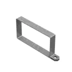 Хомут крышки поясной 50х50, толщина 1,5 мм, Сендзимир цинк