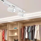 Трековый светильник трёхфазный SТR-30-36-40K-W30 узкий луч 4000K белый