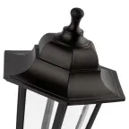 НБУ 06-60-001 , Леда1 настенный шестигранный черный (8/96)