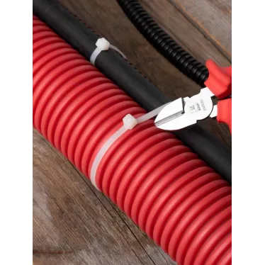 Хомут P6.6 стандартный белый 4.8x300 (100шт) FlexLock PROxima