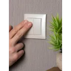 Валенсия лицевая панель выключателя 2-кл. 10А жемчуг