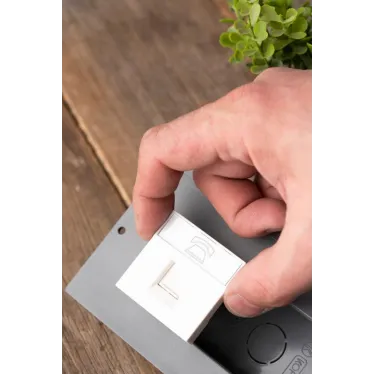 Розетка RJ-11 (ширина 2 модуля)