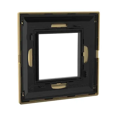 Рамка из металла, ''Avanti'', золотая, 2 модуля