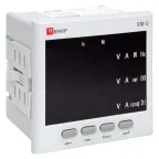 Многофункциональный измерительный прибор SM-Е с реле на панель 96х96 (квадратный вырез) (без поверки)