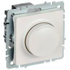 BRITE Светорегулятор поворотно-нажимной 600Вт СС10-1-0-БрЖ жемчуг