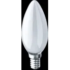 Лампа накаливания декоративная ДС 40вт B35 230в Е14 матовая (свеча)