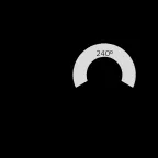 Лампа светодиодная LED 12 Вт 880 лм 3000К шар P45 теплый E27 AC 220В Elementary Gauss