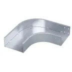 Угол горизонтальный 90 градусов 80х80, 1,5 мм, цинк-ламель, в комплекте с крепежными элементами и соединительными пластинами, необходимыми для монтажа