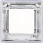 Рамка с защитной крышкой IP 44 INSPIRIA антрацит