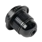 Патрон карболитовый с кольцом Е27 черный PROxima