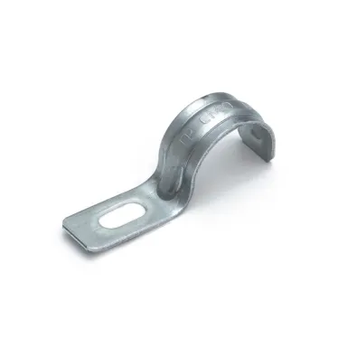 Скоба металлическая однолапковая усиленная противопожарная СМОУ d19-20 мм (100 шт/уп)