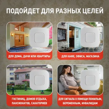 Звонок BIONIC White беспроводной (10/60/480)