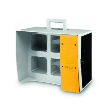 Корпус на 16 модулей и 4 поста с основанием 136х125мм MBOX2