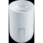 Патрон подвесной Е27 пластик белый