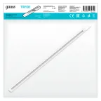 Шинопровод осветительный накладной 1м белый (с адаптером питания и заглушкой) | TR101 | Gauss