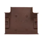 Угол T-образный (40х25) (4 шт) Plast под темное дерево